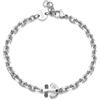 S'Agapõ Bracciale Uomo in Acciaio e Zirconi con Simbolo Ancora | Collezione Nautika - SNK19