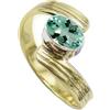 SILVERTROVE acquamarina Lab Grown pietre preziose Anello placcato argento Uomo Donna di tutte le dimensioni Gioielli fatti a mano CRG1095AY_52 (16.6)