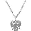 d'origine Russia aquila catena uomo - stemma russo (acciaio inossidabile), 60 cm, Acciaio inossidabile