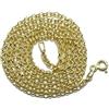 Never say Never Catena da donna in oro giallo 18k modello rolo piatto largo 3 mm e 60 cm di lunghezza con chiusura a moschettone. 4,00 g di oro 18 carati