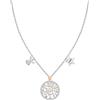 Bluespirit Collana da donna, Collezione ALBERO DELLA VITA, in brass, PVD rose gold, zirconi - P.62P410000200