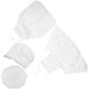 BESPORTBLE 2 Set Costumi Chef per Mesi con Grembiule Bianco e Cappello da Cuoco Abbigliamento Fotografico per Cucina Feste e Gioco Ruolo