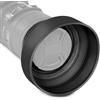 Generico 62MM PARALUCE 3 POSIZIONI 3 IN 1 COLLASSABILE COLLAPSIBLE lens hood telephoto teleobiettivi tele obiettivo lente ottica parasole diametro filtro 62 MM compatibile tappo filtro