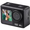 Trevi GO 2550 4K Videocamera action sport camera 4K Wi-Fi con doppio display, scafandro waterproof 30 metri, angolo di ripresa 360°, microfono incorporato, micro-HDMI e micro SD, batteria ricaricabile