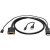 C2G - Cavo adattatore video attivo da HDMI [R] a VGA, 1080p, compatibile con computer, desktop, laptop, PC, monitor, proiettore, HDTV, Xbox e altro ancora