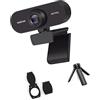 Hkfgdjdl 1 Set Webcam Desktop 1080P/2K/4K Video con Supporto Flessibile E Copertura Privacy Per Videochiamate E Streaming