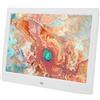 Airshi Cornice Elettronica, Calendario con Telecomando 100-240 V Cornice Digitale da 10 Pollici con Staffa per Ufficio (Spina UE)