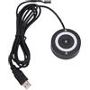 ciciglow Lettore di Impronte Digitali USB Portatile, Supporto Scanner Biometrico Touch a 360°, Scanner di Impronte Digitali a Riconoscimento Rapido con Luce RGB per PC e Laptop