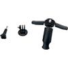 Ldabrye Supporto per telefono treppiede leggero per fotocamera e smartphone con foro per vite da 1/4 di pollice sicuro antiscivolo design presa telefono per selfie stick