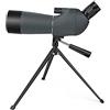 UsmAsk Cannocchiale telescopico, 20-60x60 HD Spotting con treppiede e custodia per il trasporto e adattatore per smartphone Impermeabile BAK4 Telescopio con oculare angolato a 45 gradi per birdwatching Scen
