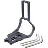 EXQIOUR Piastra standard in lega di alluminio per D850 Split Handle Side Screw Piastra di montaggio regolabile