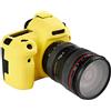Market&YCY Custodia protettiva in silicone per fotocamera protettiva della fotocamera professionale, Per Canon 5D Mark IV - Giallo