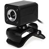 UOHUFIDABFD Night Vision HD Rotatable Practical And Durable PC USB Webcam Type 4 LED ABS Computer with Microphone