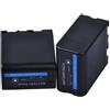 CQJFCYBRA BP-U60 BPU60 BP U60 Batteria Ricaricabile Agli Ioni Di Litio Da 5200 MAh, Compatibile Con Sony, For Fotocamere Digitali XDCAM EX PMW100 PMW150 PMW160 PMW200(2 Battery)