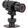 BJdfgE Mini Sport DV Azione Fotocamera Torcia Casco Video Full HD 1080P for bici, ciclo, videocamera impermeabile for moto(F9 and 32GB)