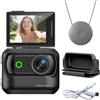 Generic Action camera, mini videocamera sportiva anti-vibrazione, fotocamera con schermo flip screen da 2, riprese da viaggio all'aperto, vlog in prima persona per appassionati di sport, vlogger e amanti