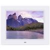 HaDLaM Cornice digitale, risoluzione 1024 x 768 da 8,7 pollici HD Full IPS Lettore di immagini/musica/video Allarme calendario con telecomando, macchina pubblicitaria elettronica Cornice digitale (bianca 8,