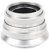 Zunate Obiettivo da 25 Mm F1.8 Ad Ampia Apertura, Obiettivo Fisso da 25 Mm F1.8 Mark II Ad Ampia Apertura APS C con Messa a Fuoco Manuale per Attacco M M M2 M3 M5 M6 M10 M100 M50 M200,