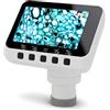 XUMIUZIY OCCHEGGE DEL TELESCOPE WIFI, Telecamera per Oculare Elettronica con Display da 2,8 Pollici, Registrazione Video 1080p, Batteria da 650 MAh, Ricarica di Tipo C, per Birdwatching