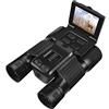 VBESTLIFE Fotocamera Binocolo Digitale con Display LCD da 2,4 Pollici, Zoom Digitale 12x32 8X Videoregistratore da 5 MP Fotocamera Digitale Telescopio per Osservare Uccelli, Partite di