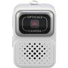 Dpofirs Mini Portachiavi per Fotocamera Digitale, Display da 0,96 Pollici, Videocamera Fotografica Portatile 1080p, per Viaggi Vlog (WHITE)