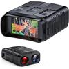 NGBFF Visore Notturno, R19 Binocolo for visione notturna digitale Dispositivo 4K 1080P 3W Occhiali for visione notturna a infrarossi Registratore Full Dark 300m for caccia Campeggio,per birdwatching, sport