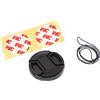 vhbw set di accessori per obiettivo da 4 pzz. compatibile con Sony Cybershot DSC-RX100 Mark IV fotocamera - Tappo, adattatore, pellicola, cordino