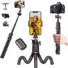 MOJOGEAR MG-TS1 - Treppiede flessibile per selfie con telecomando Bluetooth