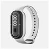 VBESTLIFE Bracciale Intelligente, Altoparlante Bluetooth, Lettore MP3 con Display Digitale a LED per Sport All'aria Aperta, Corsa, Ciclismo, Sonno (WHITE)