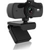ALCXAZS Computer desktop Webcom 1440P Videocamera sostitutiva per videocamere per riunioni con videocamera portatile grandangolare esterna a 360 gradi