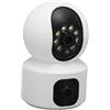 Plyisty Rilevamento del Movimento a 2 Vie Wireless 2.4g Telecamera di Sicurezza Wifi per Camma per Visione Notturna interna. (Spina europea)