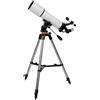 SweAtz Telescopio astronomico, telescopio rifrattore, apertura 80 mm, lunghezza focale 500 mm, telescopi monoculari rifrattori astronomici con treppiede, 2 oculari e borsa per il trasporto per bamb