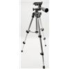 Kraftfeld Treppiede in alluminio con livella, altezza massima 27 - 47 cm, per foto, fotocamera, 1/4 20 marce, filettatura UNC, custodia inclusa