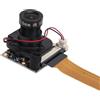 Goshyda Modulo Telecamera RasPi 5 Zero, Modulo Telecamera per Visione Notturna IR 5MP 1080P HD IR CUT Rilevamento della Luce con Sensore OV5647 Obiettivo da 3,6 Mm, Porta CSI, Angolo