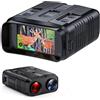 NGBFF Visore Notturno, 1080P R19 Binocolo for visione notturna digitale Dispositivo 4K 3W Occhiali for visione notturna a infrarossi Registratore Full Dark 300m for caccia Campeggio,per birdwatching, sport