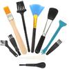 TEMPNAP Set da 10 Spazzole Morbide la Pulizia della Tastiera e Componenti Elettronici, Kit Portatile Antistatico per Computer, Tablet e Rasoio, Accessori per Rimozione Polvere