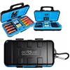 Ociodual Custodia Porta Schede SD e MicroSD con Alloggiamento Batteria, Compatibile con CF, XQD e CFexpress Tipo B, per Fotocamera, Droni e Action Cam, da Viaggio