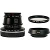TTArtisan Obiettivo fisso 35 mm F1.4 formato APS-C grande apertura messa a fuoco manuale per fotocamera con attacco L per Leica T CL TL TL2 Sigma FP nero