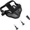 TQUXNGA Supporto flessibile per Action Camera Head Mount per Action 5/4/3 Head Camera Prima Persona View Video Outdoor Live Staffa Mount