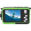 Goshyda Fotocamera Subacquea da 2,7K, Fotocamera Impermeabile da 10 Piedi 48MP HD Zoom Digitale 16X Videocamera Digitale a Doppio Schermo per , per Nuoto Snorkeling Rafting Surf