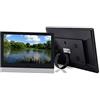 Generic Cornice digitale foto 10,1 pollici, display IPS HD 1024x600 con sensore, calendario, allarme, timer accensione/spegnimento automatico con telecomando, supporto USB e scheda SD - Lettore