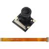 BAPPRJJ For Raspberr 5 Macchina Fotografica IR CUT Visione Notturna Focu Regolabile Modulo Telecamera 1080P OV5647 60 Gradi for RPI 5 Pi5 Zero(Without Light)
