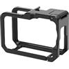 Yechiry Gabbia per Fotocamera Portatile Adatta per Action 6 Fotocamera Sportiva Telaio Protettivo Stabile in Lega di Alluminio per Selfie Subacquei