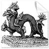 DIYthinker Antica Cina cultura cinese dinastia Qing Dragon Beast linea disegno occhiali panno di pulizia del pulitore dello schermo 5PCS