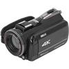 VBESTLIFE Videocamera, Videocamera per Vlogging DV 4K da 28 MP, Fotocamera Digitale Anti-vibrazione con Zoom 30X e Touch Screen IPS da 3,0 Pollici con Rotazione di 270°