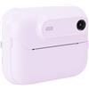 Asixxsix Fotocamera per Bambini, Fotocamera Digitale con Stampa Istantanea HD 1080P con Zoom 6X e 48MP, con Supporto Scheda SD da 128 GB, per Ragazzi e Ragazze Dai 3 Ai 12 Anni (PURPLE)