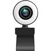 DMETE Telecamera per videoconferenza Webcam 2K 4K 1080p HD Con Conferenza for microfono Web Cam Pc Autofocus. USB Desktop for computer portatile for accessori for riunioni for ufficio per grandi sale riunio
