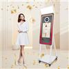 VANYA 40 pollici Magic Mirror Photo Booth Machine,Macchine Mirror Photobooth da 21,5 pollici Touch Screen,Mini PC incorporato, per matrimoni,Affitti per eventi (White, photo booth)