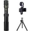SMTYXS Telescopio 10-300x40 Zoom Binocolo Portatile Potente Con Treppiede E Supporto For Telefono Cellulare Campeggio Viaggio Telecomando Monoculare