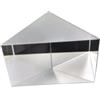 LXXOZ 1 pz 30 * 30 * 200mm Vetro Ottico K9 Ad Angolo Retto Prisma Ottica Esperimento Triangolare